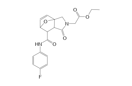 ethyl (7-{[(4-fluorophenyl)amino]carbonyl}-1-oxo-1,6,7,7a-tetrahydro-3a,6-epoxyisoindol-2-yl)acetate