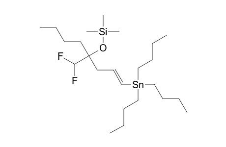 (E)-1-(Tributylstannyl)-4-(difluoromethyl)-4-((trimethylsilyl)oxy)-1-octene