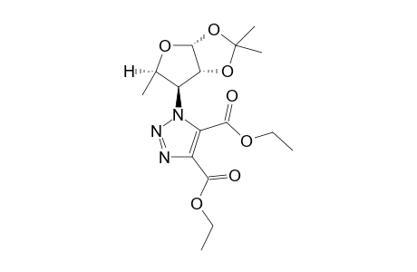 diethyl 1-[(3aR,5R,6S,6aR)-2,2,5-trimethyl-3a,5,6,6a-tetrahydrofuro[4,5-d][1,3]dioxol-6-yl]triazole-4,5-dicarboxylate