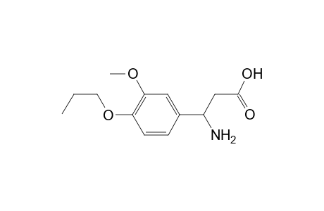 3-Amino-3-(3-methoxy-4-propoxy-phenyl)propanoic acid