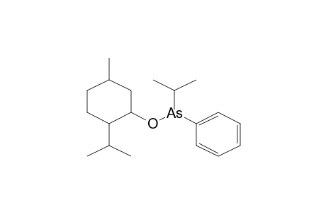 (5-methyl-2-propan-2-yl-cyclohexyl)oxy-phenyl-propan-2-yl-arsane