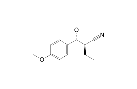 (2R,1'R)-2-[1-Hydroxy-1-(4-methoxyphenyl)methyl]butanenitrile