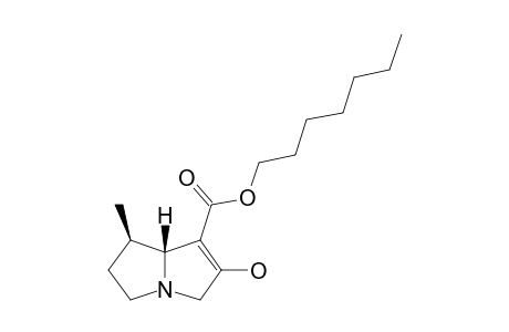 (5S*,6R*)-3-HYDROXY-6-METHYL-1-AZABICYCLO-[3.3.0]-OCT-3-ENE-4-CARBOXYLIC-ACID-HEPTYLESTER;ENOL-FORM