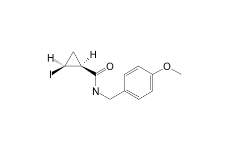 N-(4-Methoxybenzyl)-(1S*,2S*)-2-iodocyclopropanecarboxamide