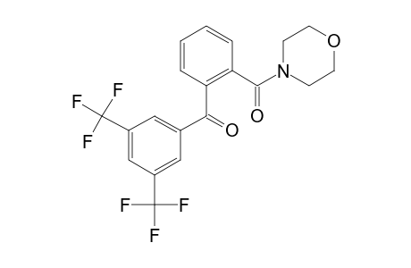 4-(o-[3,5-bis(trifluoromethyl)benzoyl]benzoyl}morpholine