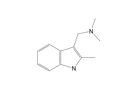 3-[(dimethylamino)methyl]-2-methylindole