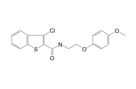 3-Chloro-benzo[b]thiophene-2-carboxylic acid [2-(4-methoxy-phenoxy)-ethyl]-amide