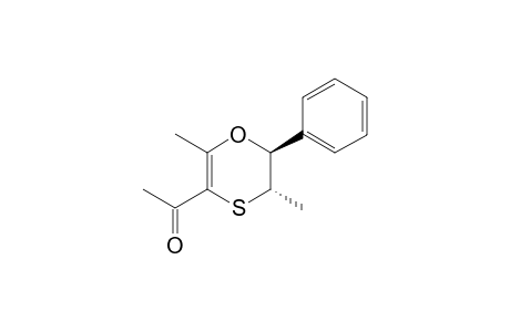 trans-1-[5,6-Dihydro-2,7-dimethyl-6-phenyl-1,4-oxathiin-3-yl]ethanone