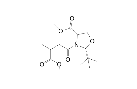(2R,4S)-2-tert-Butyl-4-methoxycarbonyl-3-(3-methoxycarbonylbutonyl)-1,3-oxazolidine