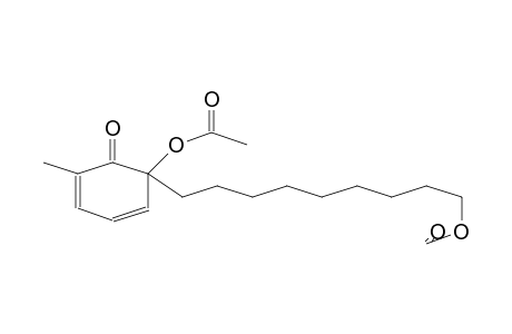 2,4-CYCLOHEXADIEN-1-ONE, 6-(ACETYLOXY)-6-[9-(FORMYLOXY)NONYL]-2-METHYL-