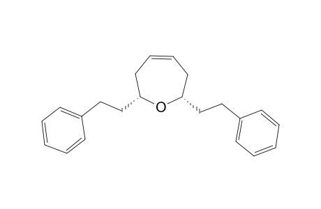 cis-2,7-bis(2-phenylethyl)-2,3,6,7-tetrahydrooxepin