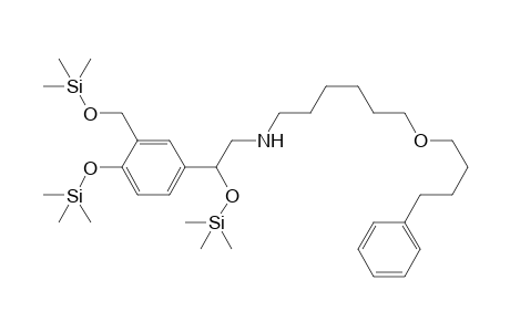 6-(4-phenylbutoxy)-N-[2-trimethylsilyloxy-2-[4-trimethylsilyloxy-3-(trimethylsilyloxymethyl)phenyl]ethyl]hexan-1-amine