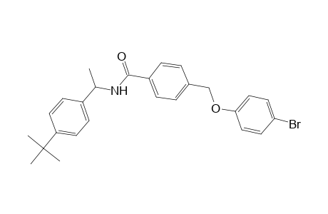 4-[(4-bromophenoxy)methyl]-N-[1-(4-tert-butylphenyl)ethyl]benzamide