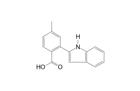 2-(indol-2-yl)-p-toluic acid