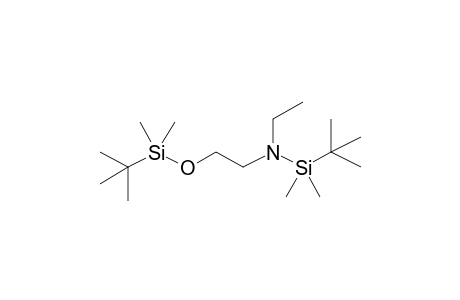 2-(Ethylamino)ethanol, N,o-bis(tert-butyldimethylsilyl)-