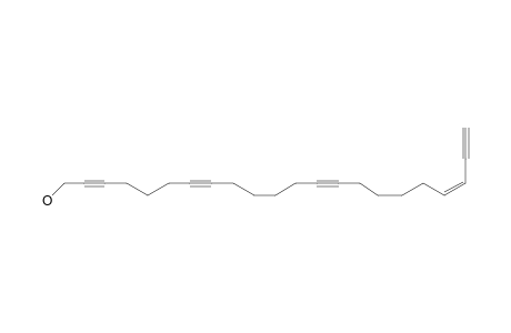 CALLYSPONGENOL-A;(19Z)-1-HYDROXYDOCOSA-19-ENE-2,7,13,21-TETRAYNE