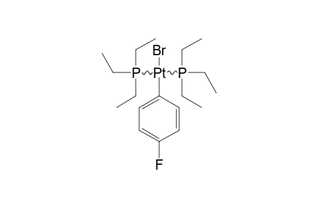 TRANS-BROMO-4-FLUOROPHENYL-BIS-(TRIETHYLPHOSPHINE)-PLATINUM-(II)