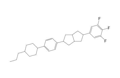 2-[4-(4-propylcyclohexyl)phenyl]-5-(3,4,5-trifluorophenyl)-1,2,3,3a,4,5,6,6a-octahydropentalene