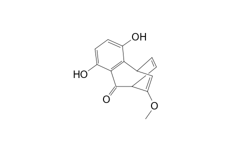 1,4-Dihydroxybenzo[2,3-b]dicyclo[2.3.2]nona-6,8-dien-5-one,-6-methoxy