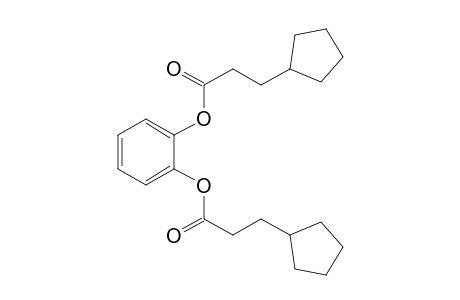 1,2-Benzenediol, o,o'-di(3-cyclopentylpropionyl)-