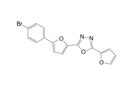 2-[5-(4-bromophenyl)-2-furanyl]-5-(2-furanyl)-1,3,4-oxadiazole
