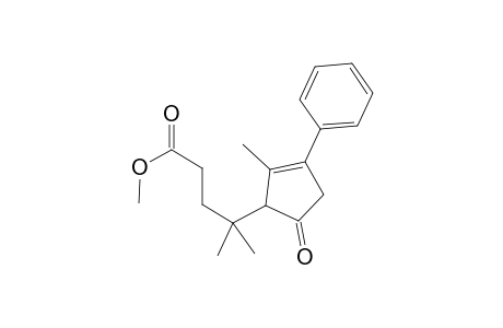 1-Phenyl-2-methyl-3-[3'-methyloxycarbonyl)-1',1'-dimethylpropyl)cyclopent-1-en-4-one