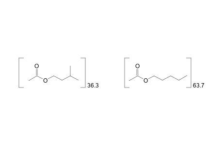 Amyl acetate (mixed isomers: 63.7% amyl, 36.3% isoamyl)