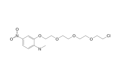 N-Methylamino-4-nitro-2-(12-chloro-1,4,7,10-tetraoxadodecyl)benzene