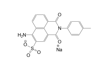 1H-Benz[de]isoquinoline-5-sulfonic acid, 6-amino-2,3-dihydro-2-(4-methylphenyl)-1,3-dioxo-, monosodium salt