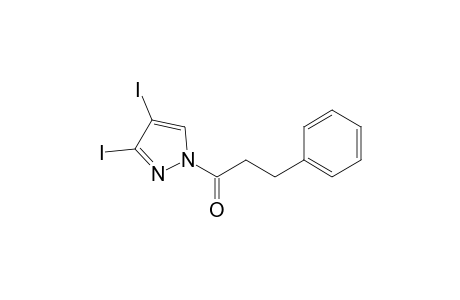 3,4-DIIODO-1-(1-OXO-3-PHENYLPROPYL)-1H-PYRAZOLE
