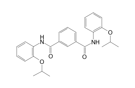 1-N,3-N-bis(2-propan-2-yloxyphenyl)benzene-1,3-dicarboxamide