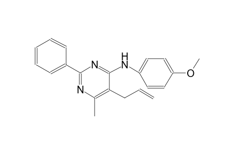 5-allyl-N-(4-methoxyphenyl)-6-methyl-2-phenyl-4-pyrimidinamine