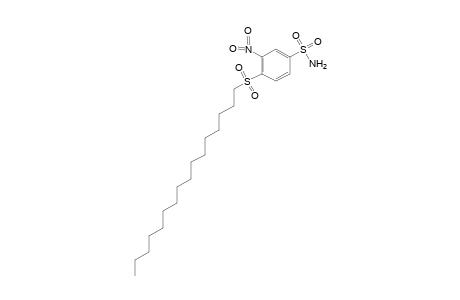 4-(hexadecylsulfonyl)-3-nitrobenzenesulfonamide