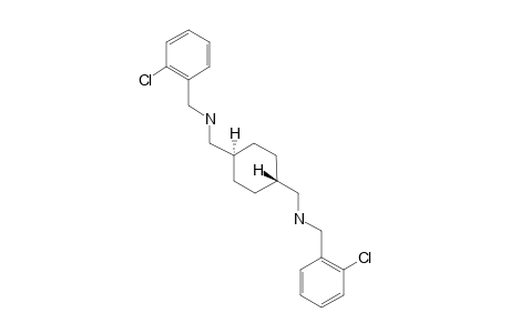 1,4-Cyclohexanedimethanamine, N1,N4-bis[(2-chlorophenyl)methyl]-, trans-