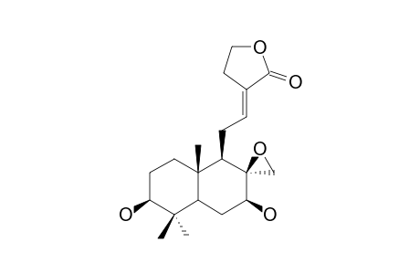 8-BETA,17-EPOXY-3-BETA,7-BETA-DIHYDROXY-12(E)-LABDEN-16,15-OLIDE