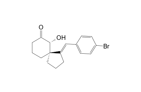 (5R*,6R*,E)-1-(4-Bromobenzylidene)-6-hydroxyspiro[4.5]decan-7-one