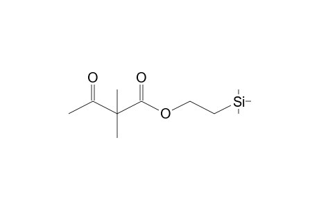 2,2-Dimethyl-3-oxobutyric acid, 2-trimethylsilylethyl ester