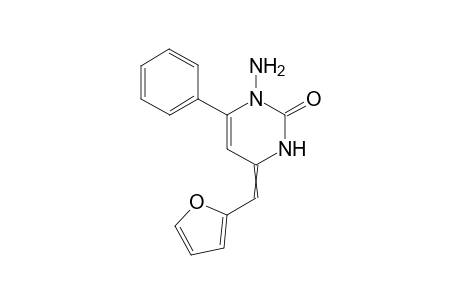 1-amino-4-(furan-2-ylmethylene)-6-phenyl-3,4-dihydropyrimidin-2(1H)-one