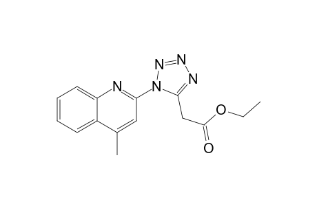 ETHYL-[1-(4-METHYLQUINOLIN-2-YL)-1,2,3,4-TETRAZOL-5-YL]-ACETATE