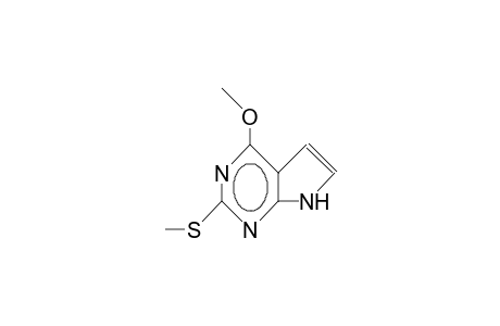 4-Methoxy-2-methylthio-7H-pyrrolo(2,3-D)pyrimidine