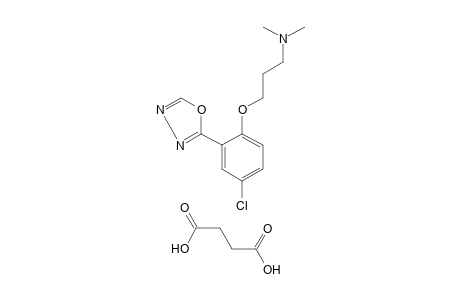 2-{5-CHLORO-2-[3-(DIMETHYLAMINO)PROPOXY]PHENYL}-1,3,4-OXADIAZOLE, SUCCINATE