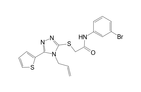 acetamide, N-(3-bromophenyl)-2-[[4-(2-propenyl)-5-(2-thienyl)-4H-1,2,4-triazol-3-yl]thio]-