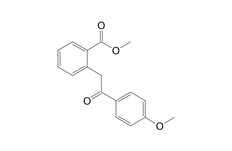 2-[2-(4-methoxyphenyl)-2-oxoethyl]benzoic acid methyl ester