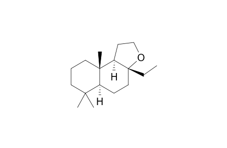 (3aR,5aS,9aS,9bR)-3a-ethyl-6,6,9a-trimethyldodecahydronaphtho[2,1-b]furan