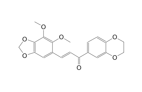 2-propen-1-one, 1-(2,3-dihydro-1,4-benzodioxin-6-yl)-3-(6,7-dimethoxy-1,3-benzodioxol-5-yl)-, (2E)-