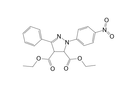 1-(4-Nitrophenyl)-3-phenyl-3,4-di(carboxyethyl)-pyrazolin