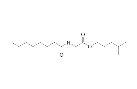 L-Alanine, N-octanoyl-, isohexyl ester