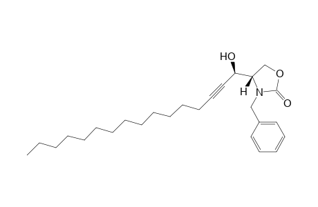 (4S,1'R)-3-Benzyl-4-(1'-hydroxyhexadec-2'-ynyl)-1,3-oxazolidin-2-one