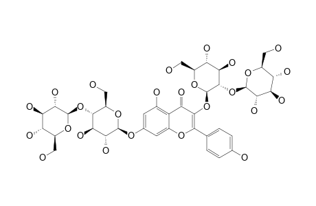 KAEMPFEROL-3-O-BETA-D-[BETA-D-GLUCOPYRANOSYL-(1->2)-GLUCOPYRANOSIDE]-7-O-BETA-D-[BETA-D-GLUCOPYRANOSYL-(1->4)-GLUCOPYRANOSIDE]