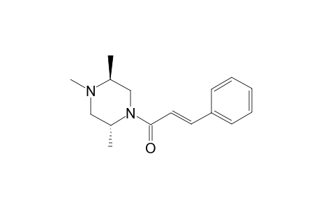 NIGERAZINE-B;N-METHYL-(TRANS)-2,5-DIMETHYL-N'-CINNAMOYL-PIPERAZINE